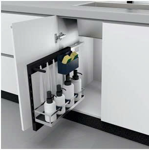 BỘ ĐỂ CHAI LỌ TẨY RỬA INOX 304 BOSSEU