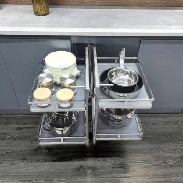 GIÁ GÓC MỞ TOÀN PHẦN INOX304 SỢI FLAT BOSSEU