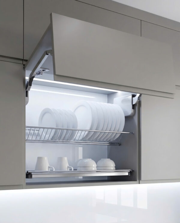 BỘ ĐỂ BÁT ĐĨA CỐ ĐỊNH-INOX MẠ CROM CHỮ V