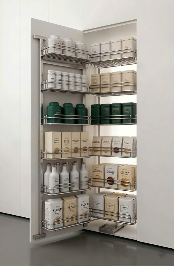 TỦ KHO ĐỂ ĐỒ DỰ TRỮ 6 TẦNG INOX 304 SỢI OVAL BOSSEU