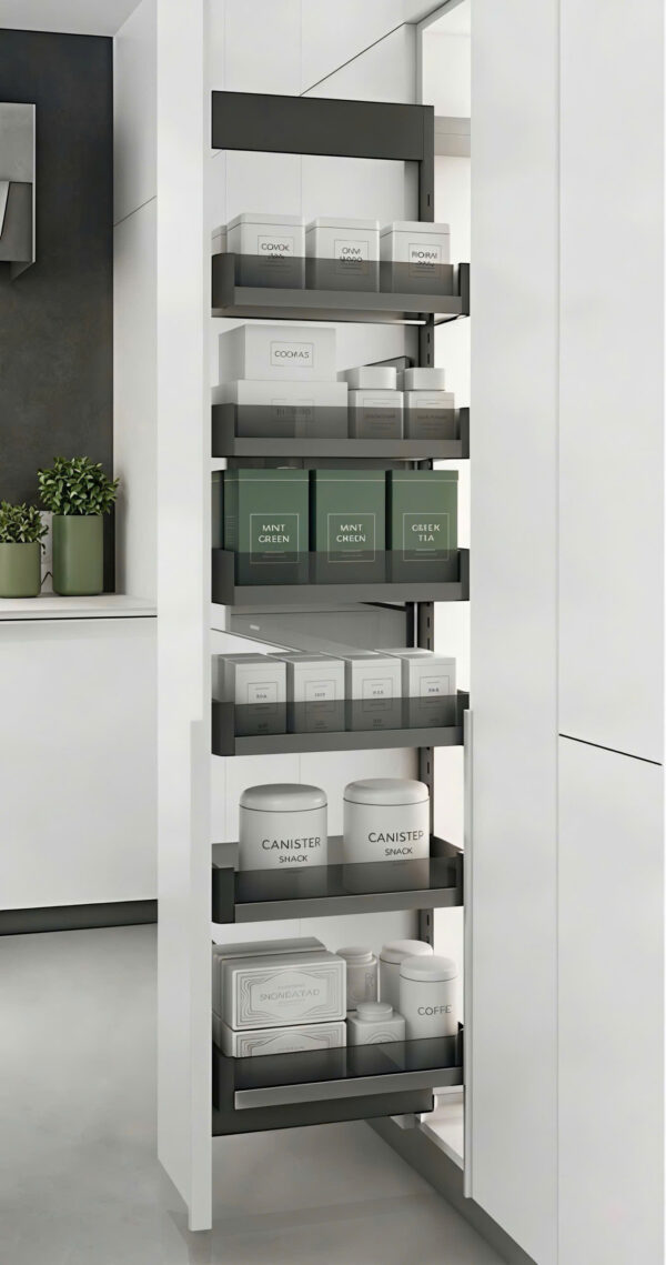 TỦ KHO ĐỂ ĐỒ DỰ TRỮ 4 TẦNG KÍNH CÁNH RÚT GOLIAGLASS BOSSEU